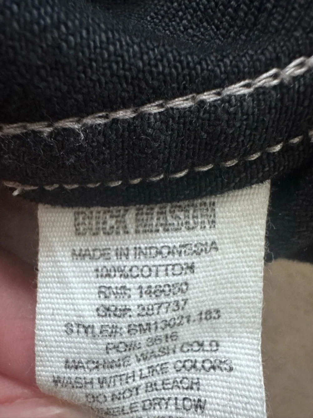 Buck Mason washed Denim two pocket Field Shirt M black - Picture 11 of 11